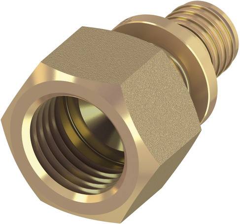 TECEflex Übergangsmuffe Rotguss d= 50mmx2 IG