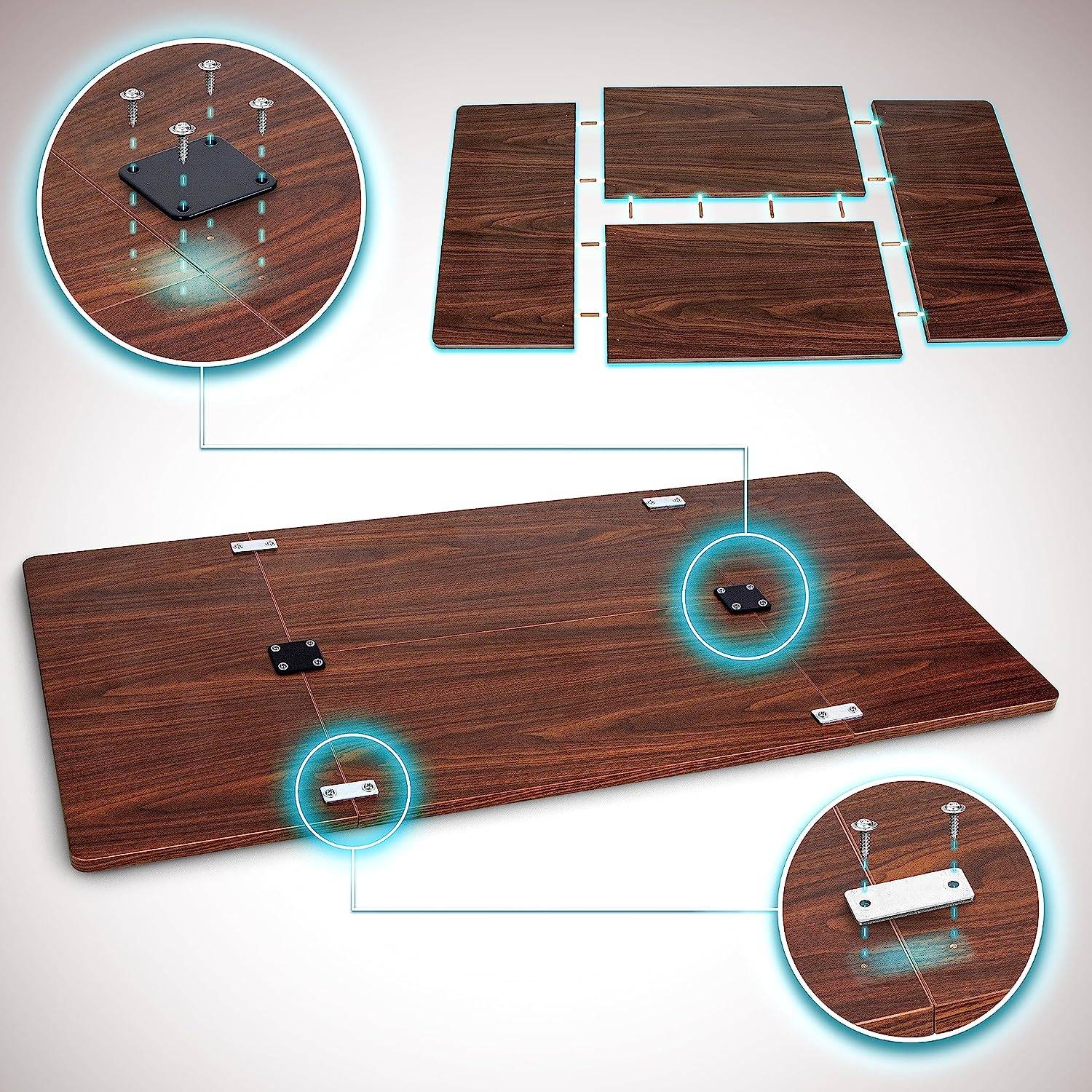 Duronic TT120 WT Schreibtisch | Tischplatte 120 x 60 x 1,9 cm | Schreibtischplatte für individuellen Tisch | Home-Office