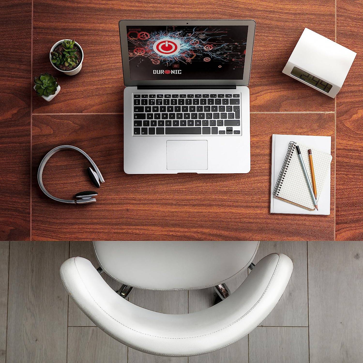 Duronic TT160 WT Schreibtisch | Tischplatte 160 x 60 x 1,9 cm | Schreibtischplatte für individuellen Tisch | Home-Office