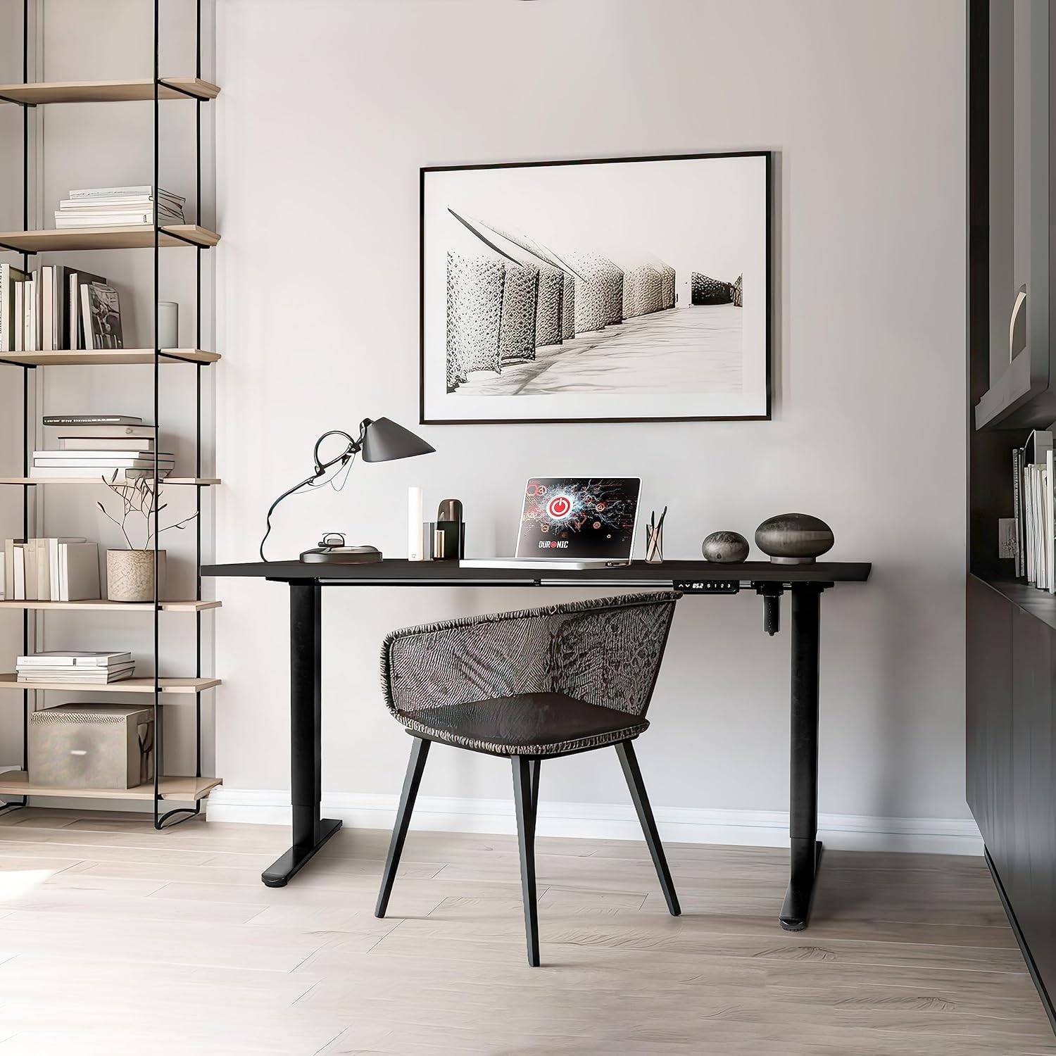 Duronic TT140 BK Schreibtisch | Tischplatte 140 x 60 x 1,9 cm | Schreibtischplatte für individuellen Tisch | Home-Office