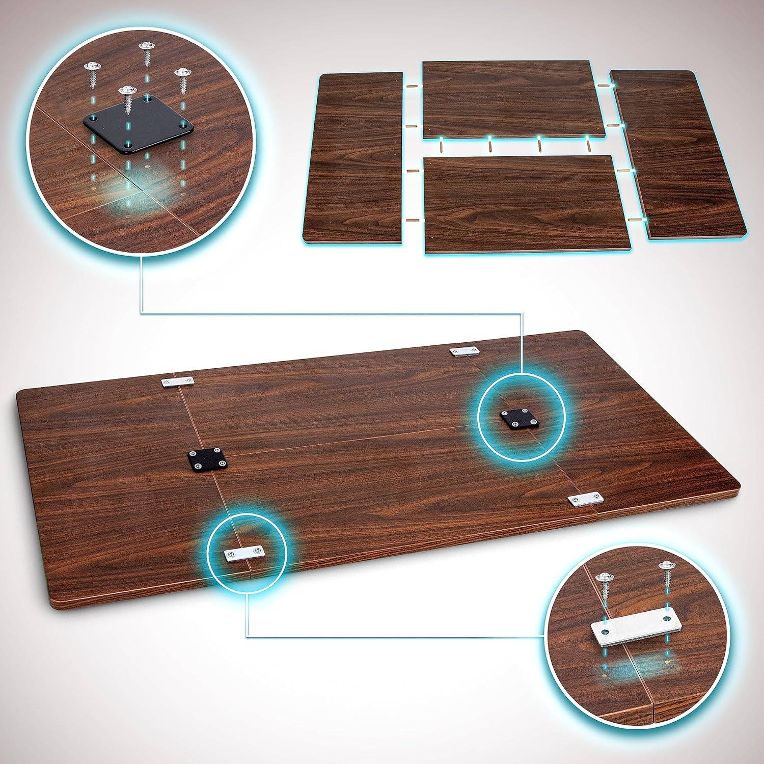 Duronic TT140 WT Schreibtisch | Tischplatte 140 x 60 x 1,9 cm | Schreibtischplatte für individuellen Tisch | Home-Office