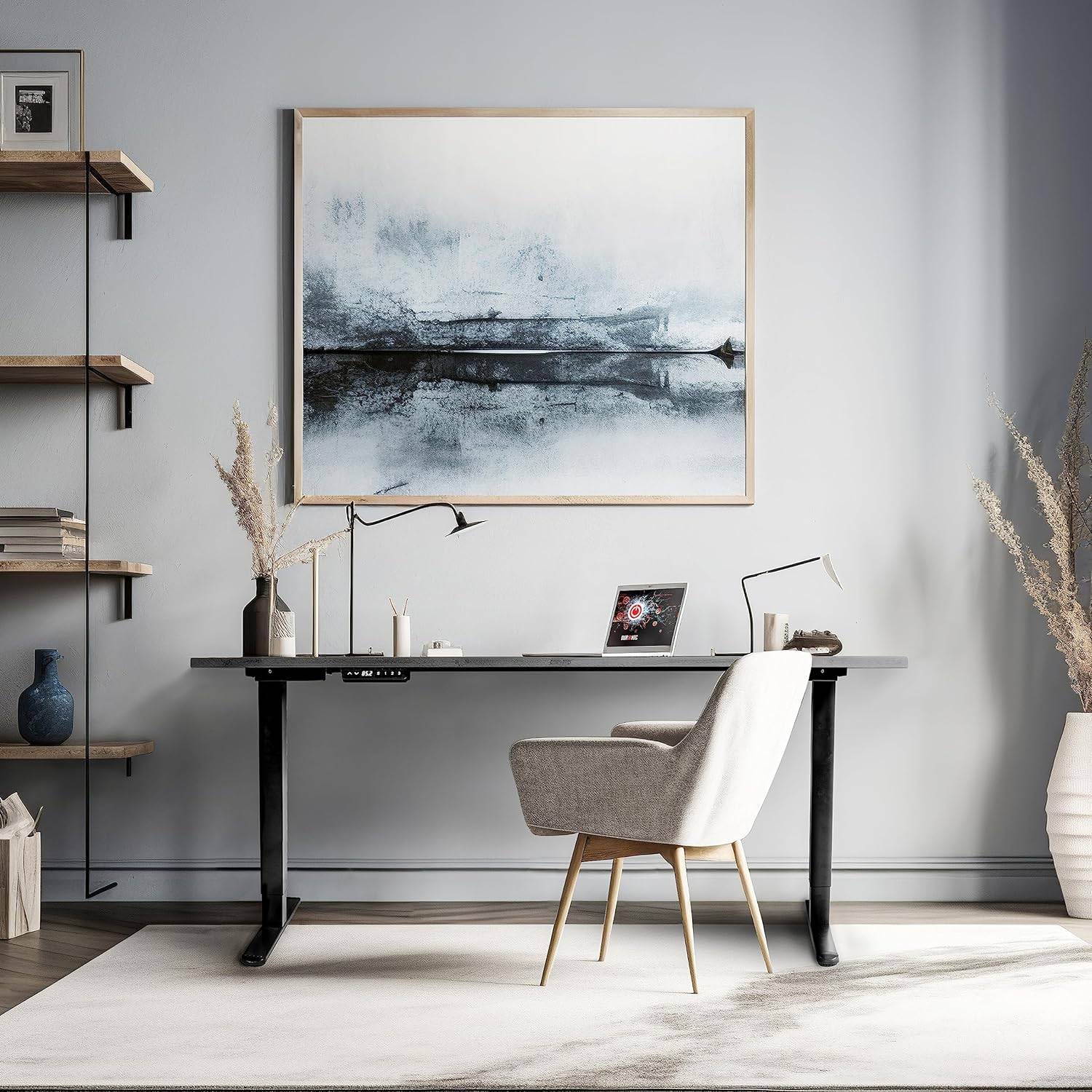 Duronic TT160 GY Schreibtisch | Tischplatte 160 x 60 x 1,9 cm | Schreibtischplatte für individuellen Tisch | Home-Office