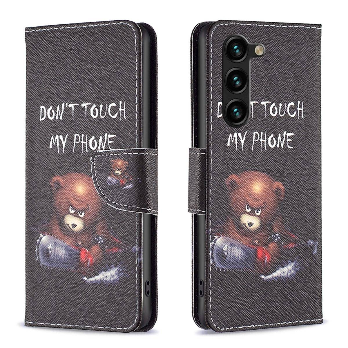 Für Samsung Galaxy S24 Plus Kunstleder Handy Tasche Hülle Book Motiv 1