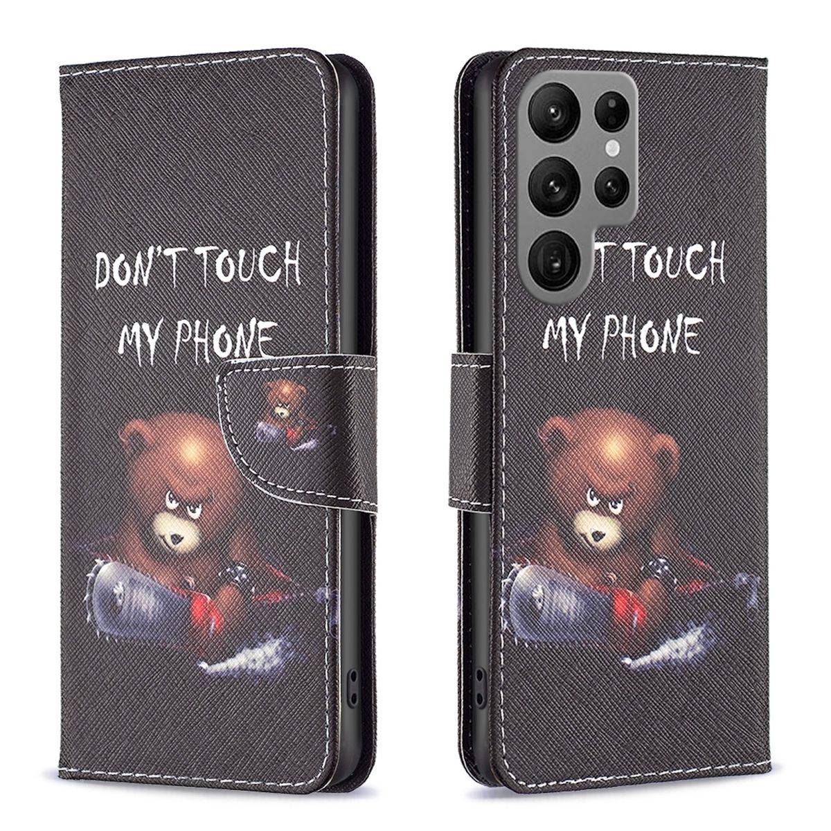Für Samsung Galaxy S24 Ultra Kunstleder Tasche Hülle Book Motiv 1 Case
