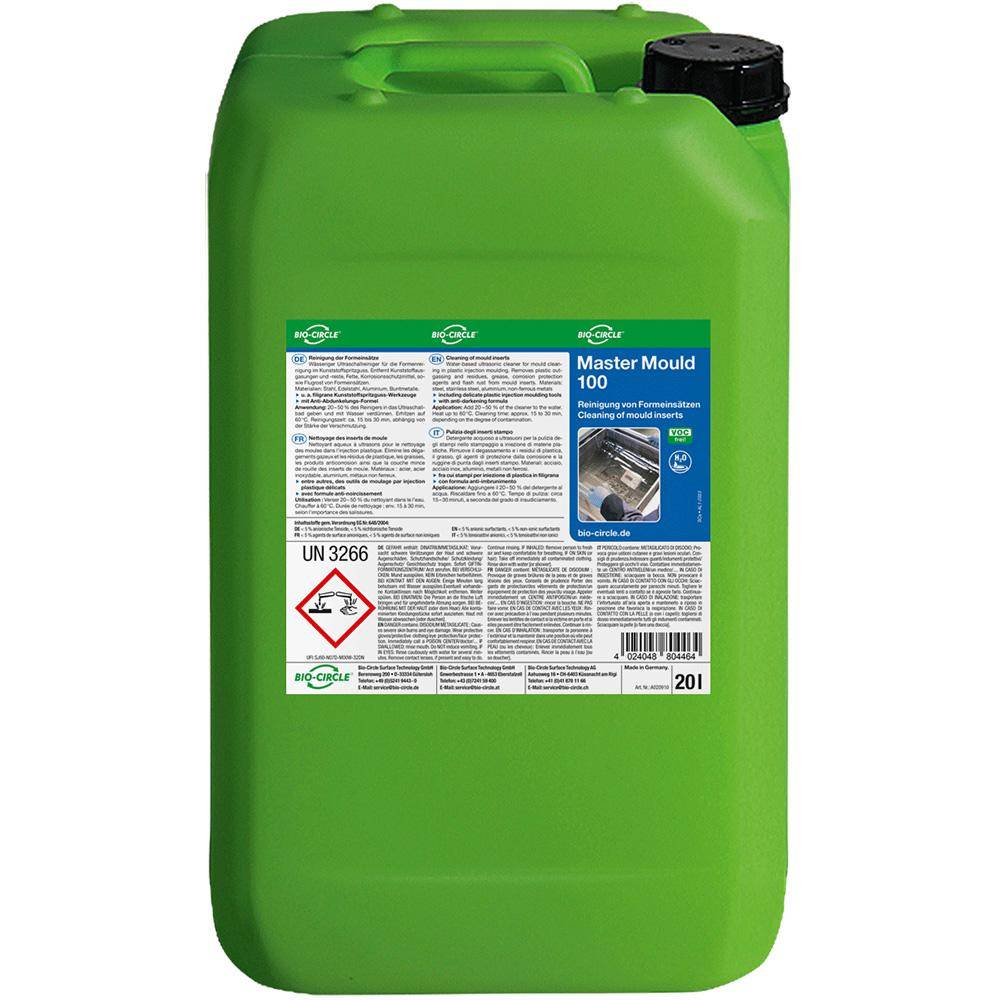 Master Mould 100 - für den Einsatz im Ultraschallgerät - Ultraschallreiniger - Kunststoff-Kanister - 20 l - Preis per Stück
