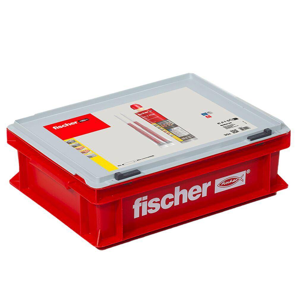 Hochleistungsmörtel FIS V Plus 300 T - 300 ml - 10 Kartuschen + 20 Statikmischer - im Handwerkerkoffer