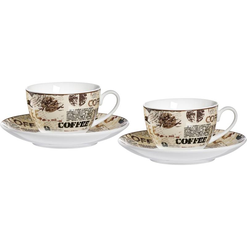 Ritzenhoff & Breker Cappuccino-Set CREMA, 4-teilig