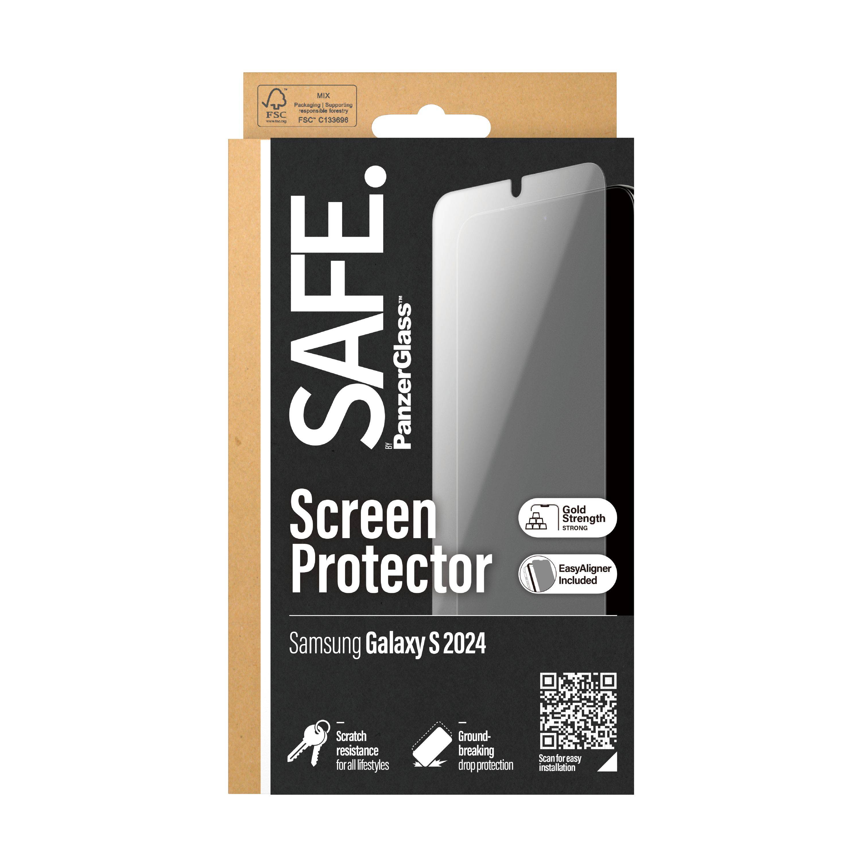 PanzerGlass SAFE. SP Galaxy S24 UWF m. Applikator