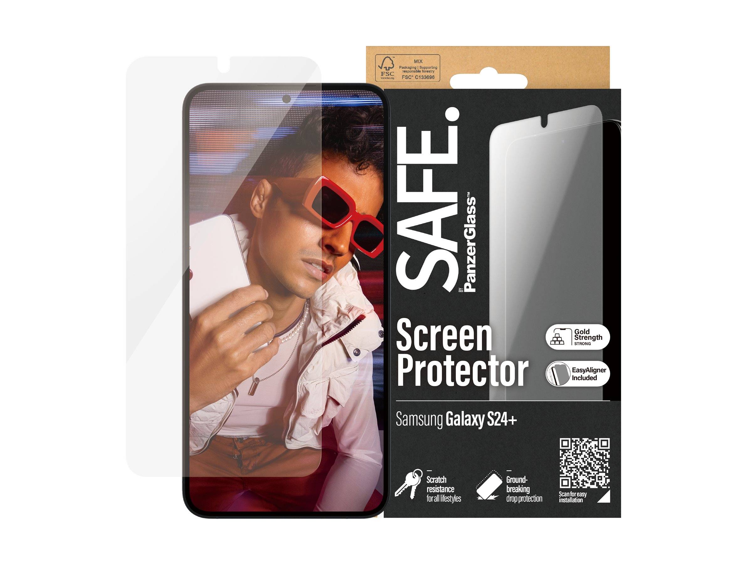 PANZERGLASS - SAFE. by PanzerGlass - Bildschirmschutz für Handy