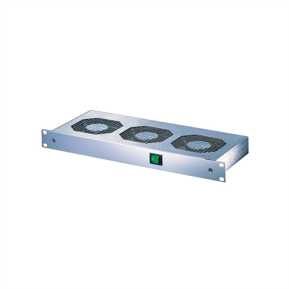 SCHROFF 19" Umlüfter, 3 Ventilatoren, 1 HE - UMLUEFTER 19"M.SCH. 115V