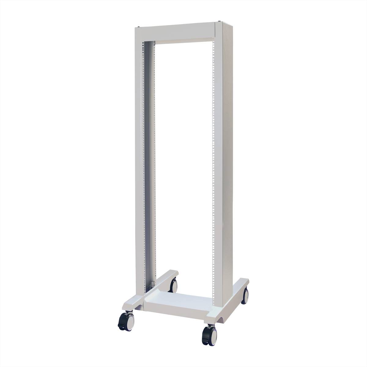 SCHROFF 19"-Laborgestell, fahrbar - 19"LABORGESTELL 36HE RAL7035