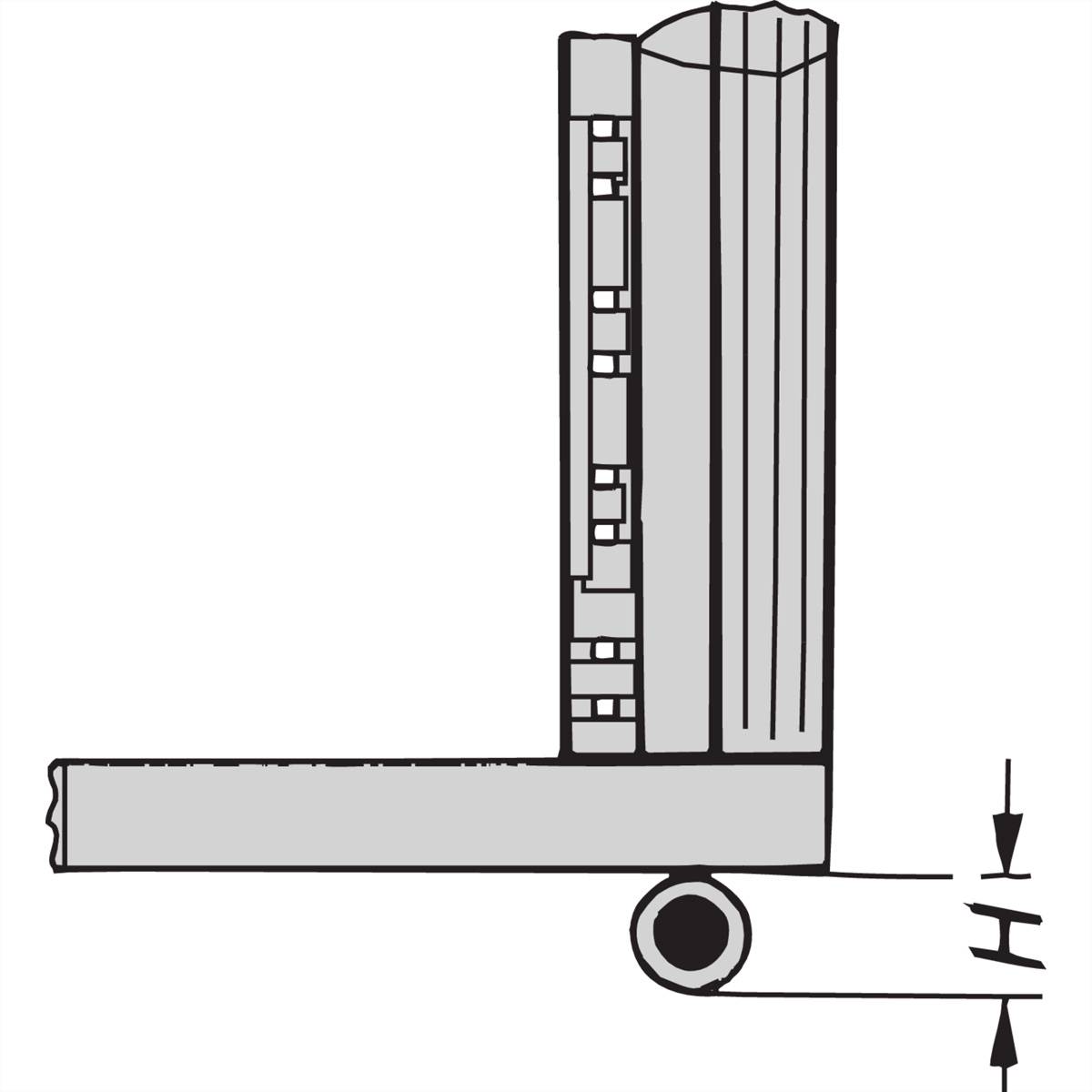 SCHROFF Lenkrollen - LENKROLLEN SET 110 H