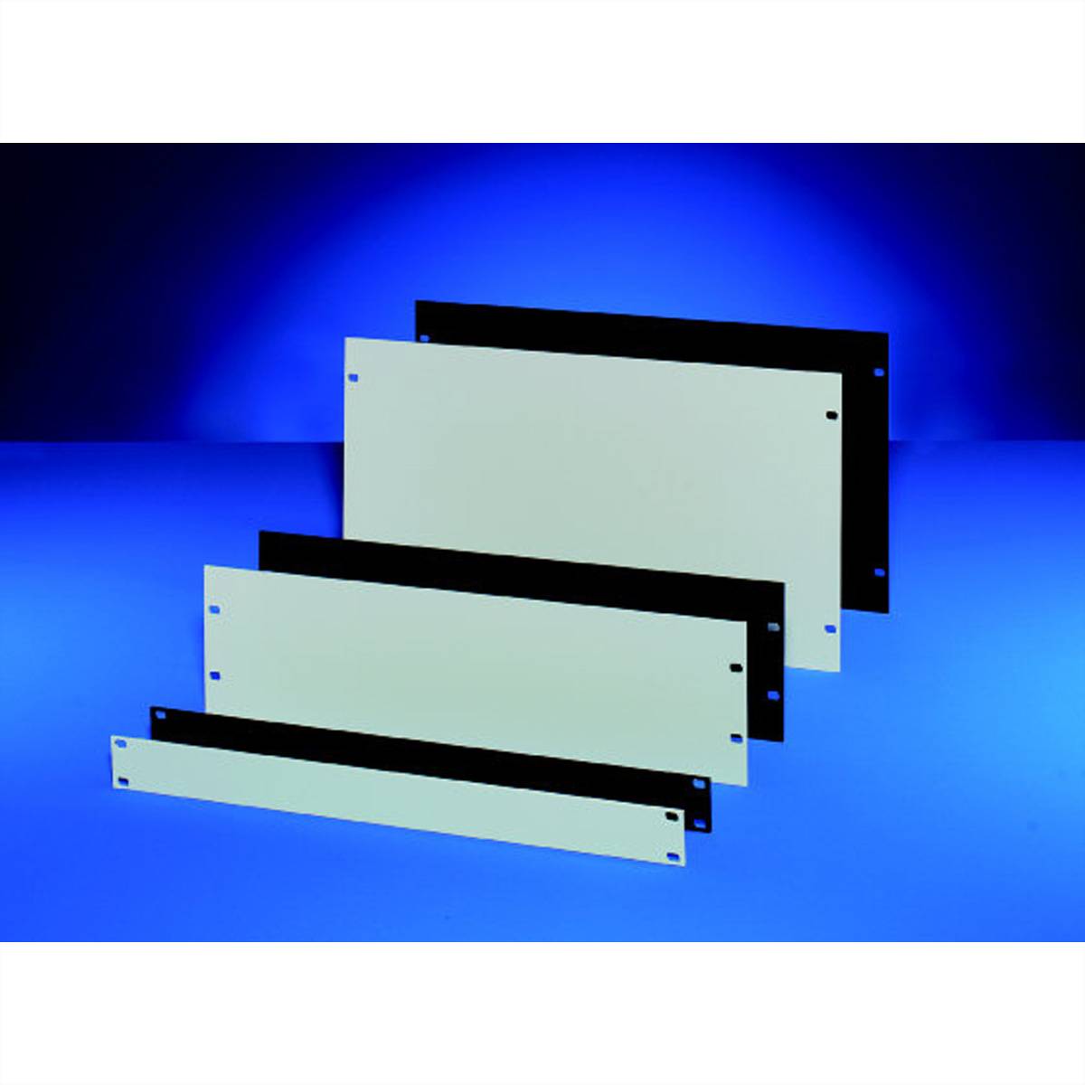 SCHROFF 19"-Frontplatte - 19" FRONTPLATTE 5HE RAL7021