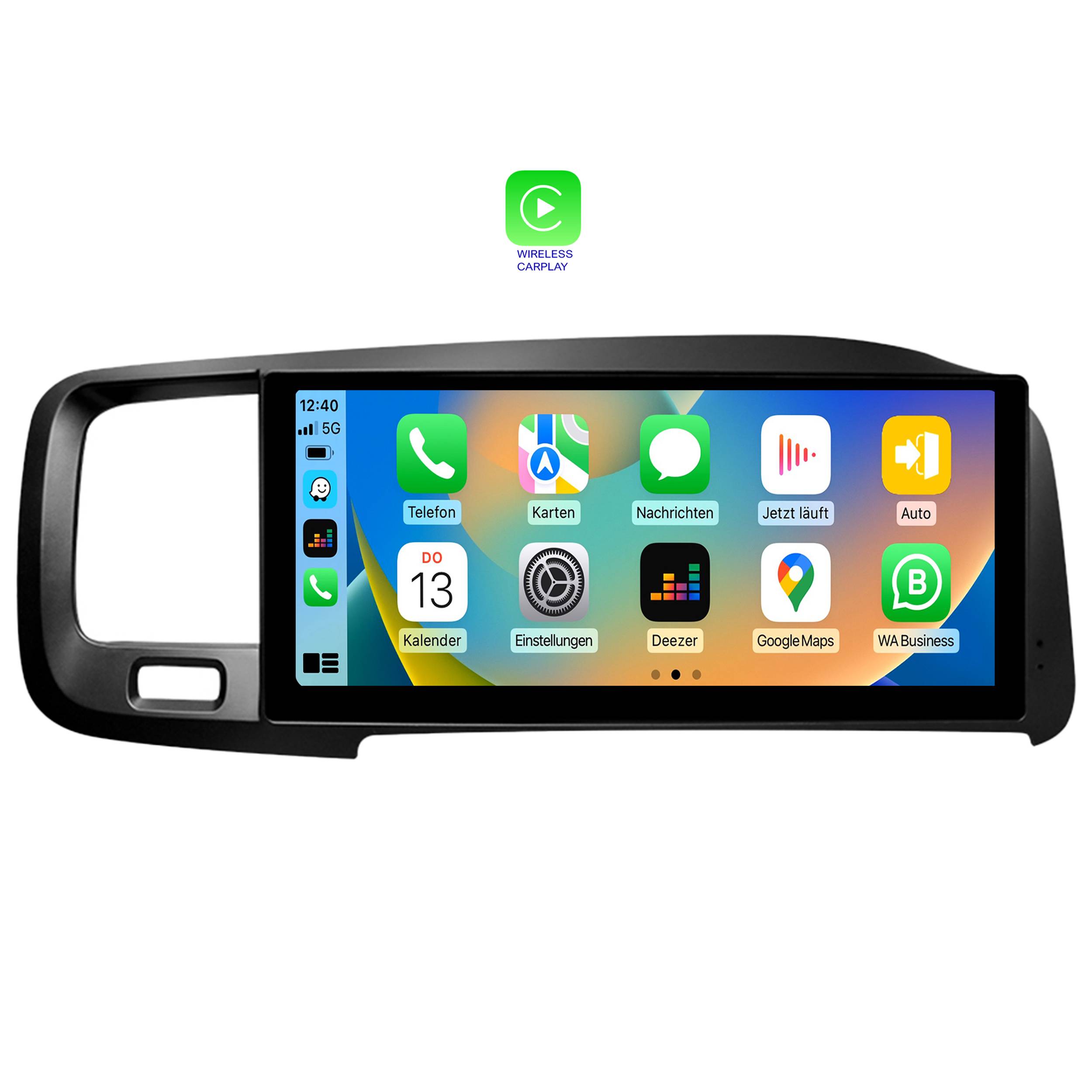 Für Volvo S60 V60 RHD (15-20) 8.8"Touchscreen Android Navigation GPS CarPlay