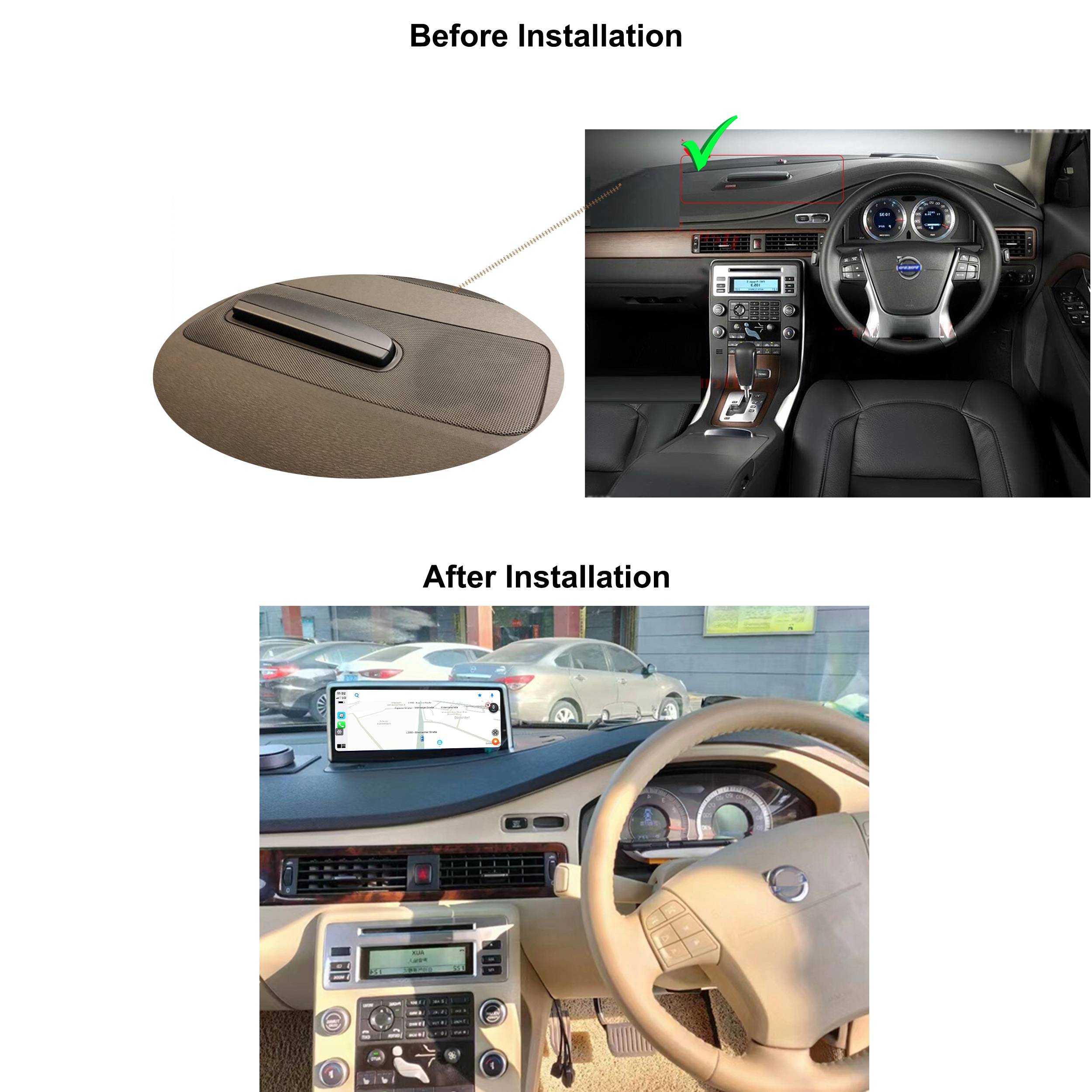 Für Volvo S80 V70 XC70 (04-11) RHD 10"Touchscreen GPS Android Navigation Carplay