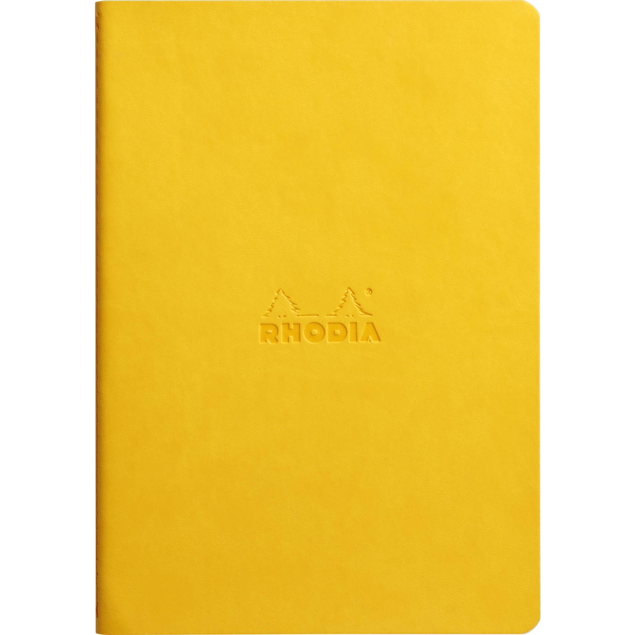 Rhodia Notizheft A5, 32 Bl liniert, Papier 90g elfenbein Narzisse 116416C