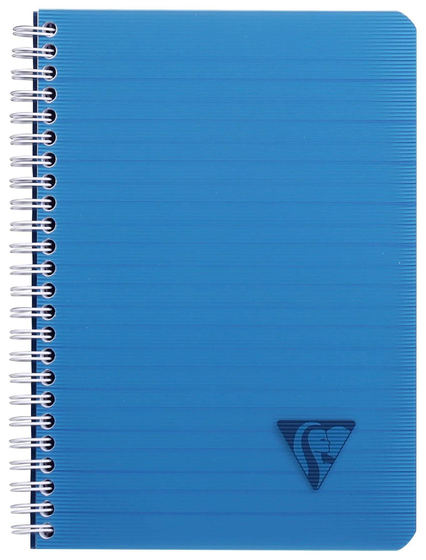 Clairefontaine 5x Spiralheft A5 90 Blatt 90g liniert Einband sortiert 329546C