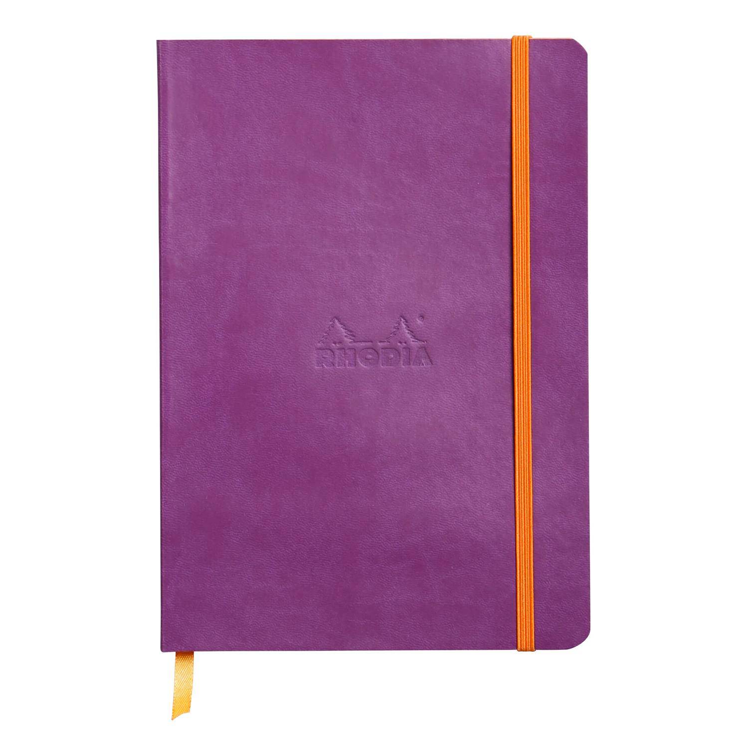 Rhodia Notizbuch A5 Softcover, 80 Bl 90g, dot/punktkariert, Violett 117460C