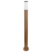 Stehleuchte Außenleuchte Gartenlampe Standleuchte Wegelampe Terrasse IP44, Edelstahl holzoptik, 1x E27 Fassung, DxH 12,7x110 cm Stehleuchte Außenleuchte Gartenlampe Standleuchte Wegelampe Terrasse IP44, Edelstahl holzoptik, 1x E27 Fassung, DxH 12,7x110 cm
