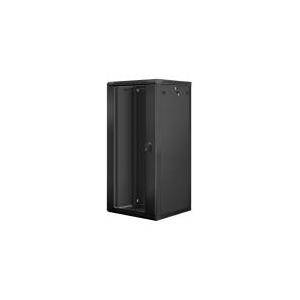 Lanberg WF01-6627-10B Rack 27U Wandmontiertes Regal Schwarz (WF01-6627-10B)