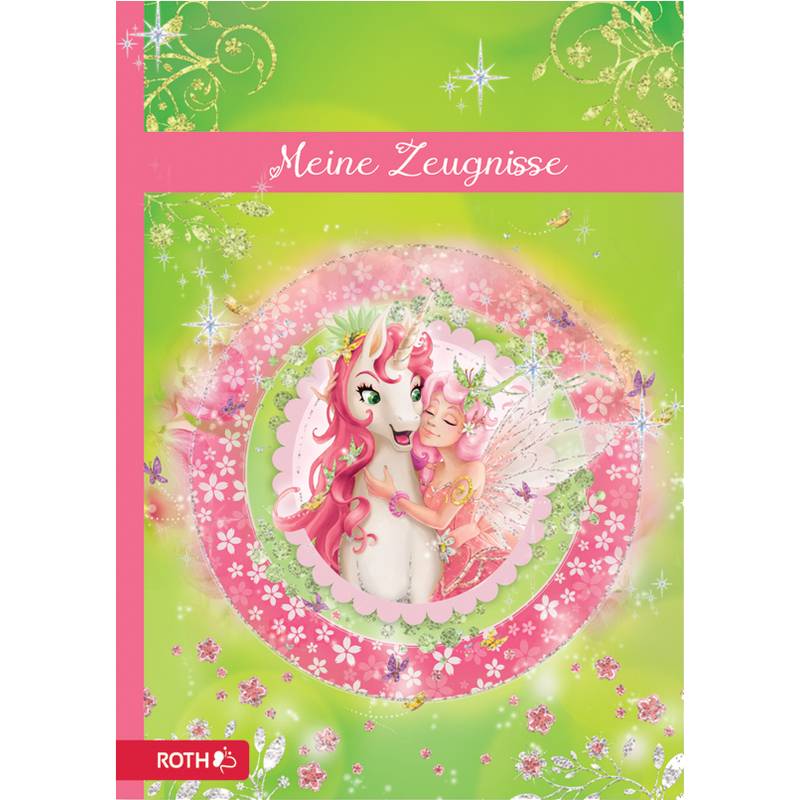 ROTH Zeugnismappe "Einhornglück", mit Design und Effekt