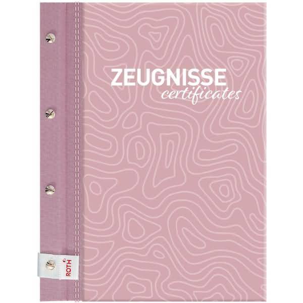 Rosa Ringordner mit der Aufschrift 