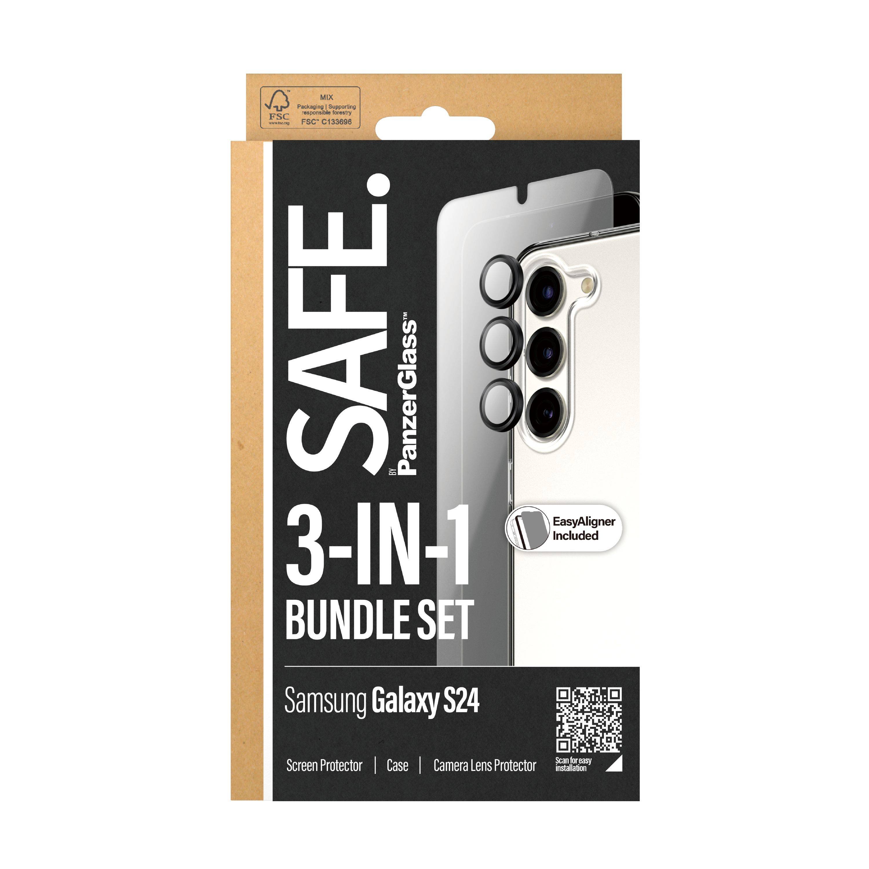 PanzerGlass SAFE. Bundle Galaxy S24 (Case+Glas+Kameraglas)