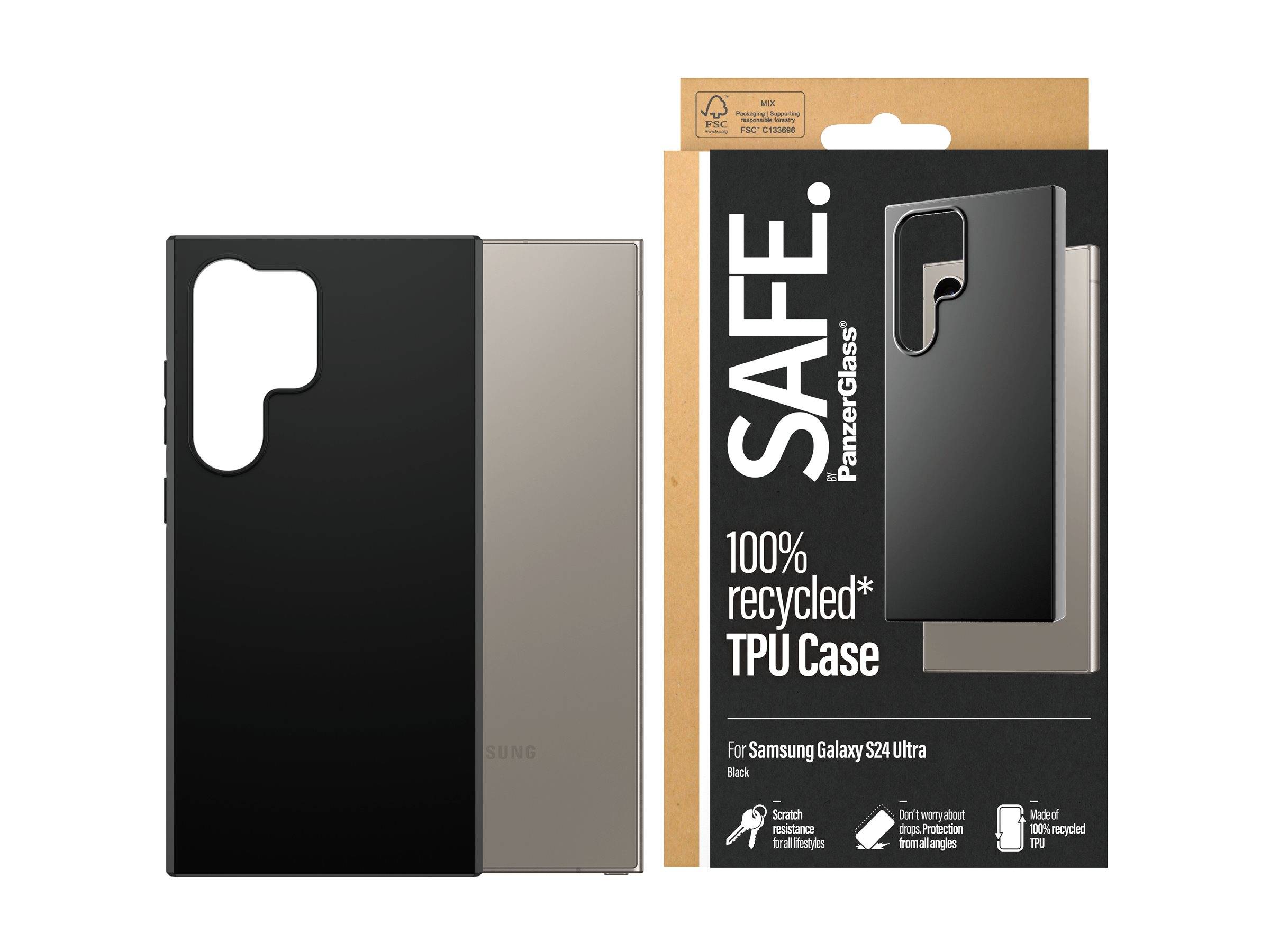 PANZERGLASS - SAFE. by PanzerGlass - Hintere Abdeckung für Mobiltelefon