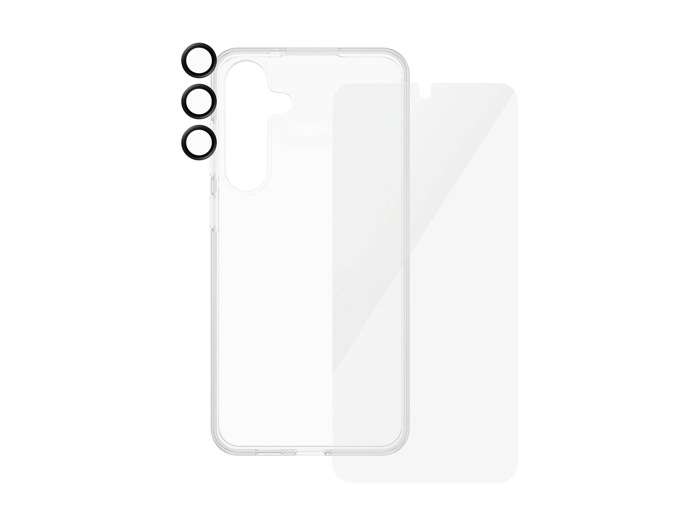 PANZERGLASS - SAFE. by PanzerGlass - 3-in-1 Schutzpacket - hintere Abdeckung für Mobiltelefon - Thermoplastisches Polyur