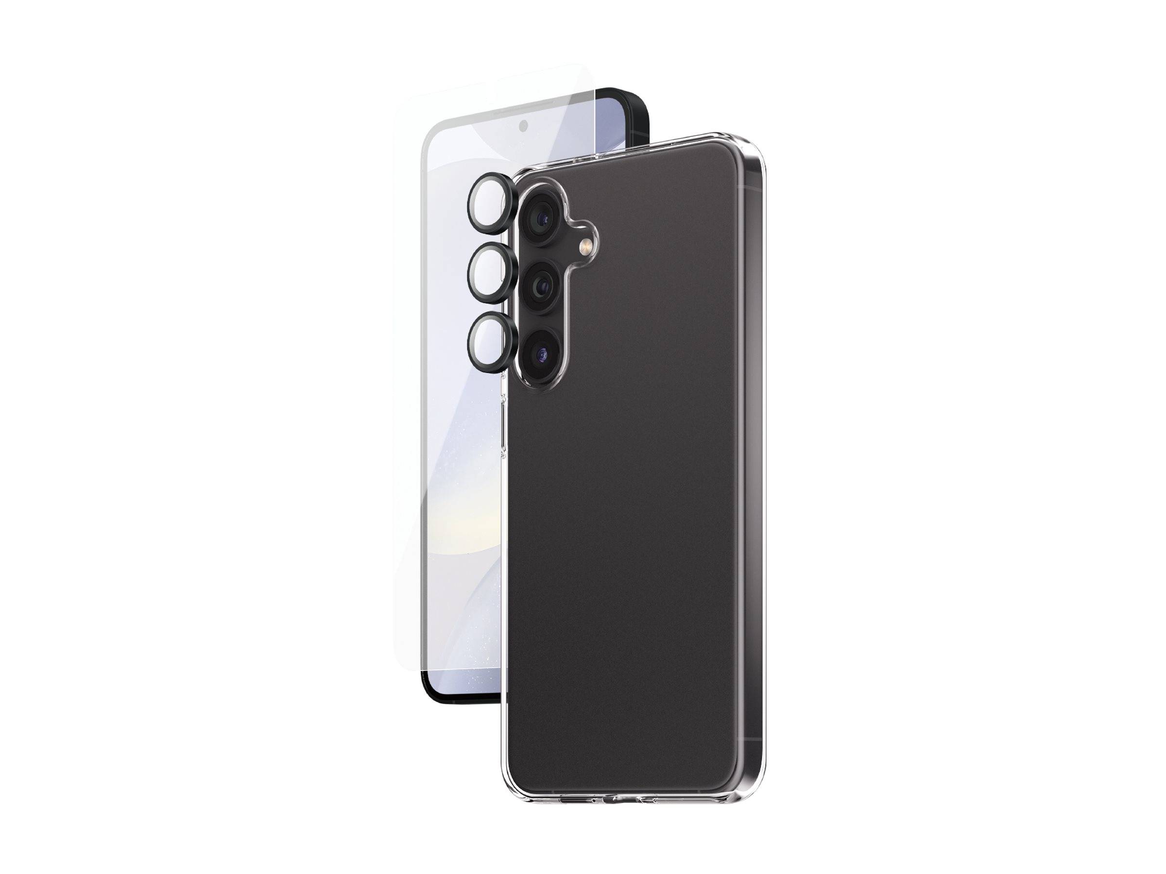 PANZERGLASS - SAFE. by PanzerGlass - 3-in-1 Schutzpacket - hintere Abdeckung für Mobiltelefon - Thermoplastisches Polyur
