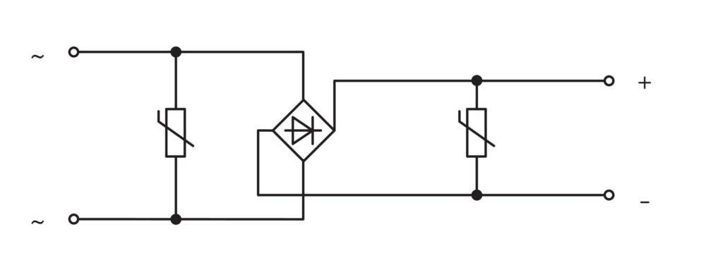 Schaltplan, der eine Diode in Reihe mit einem Widerstand und einer Spannungsquelle zeigt. Pfeile zeigen die Elektronenfließrichtung durch die Diode.