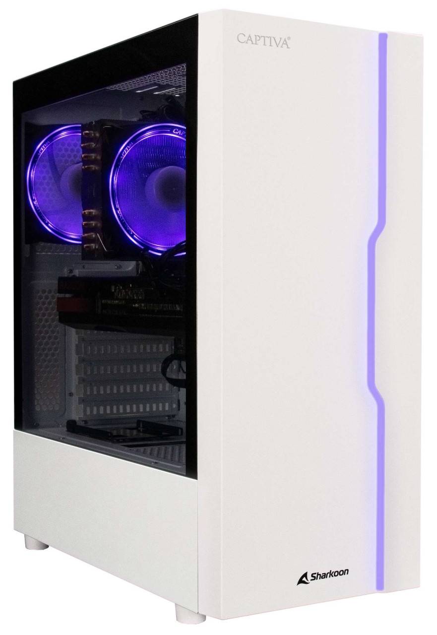 Captiva PC Advanced Gaming R86-330 (Ryzen 7 5700X/RTX4060 Ti 8GB GDDR6/SSD 1TB/32GB/WLAN/Windows 11 Home 64-bit)