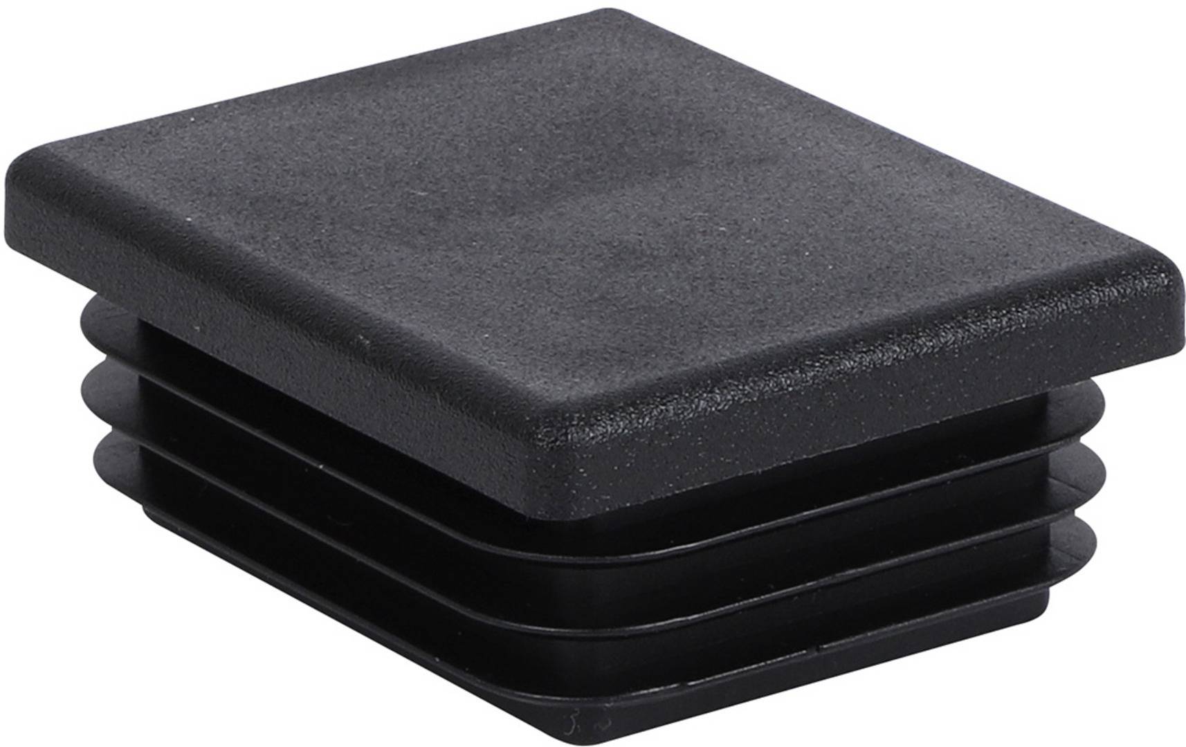 Bouchon d'extrémité de rail Walraven WM3 polyéthylène 40x50x20 noir