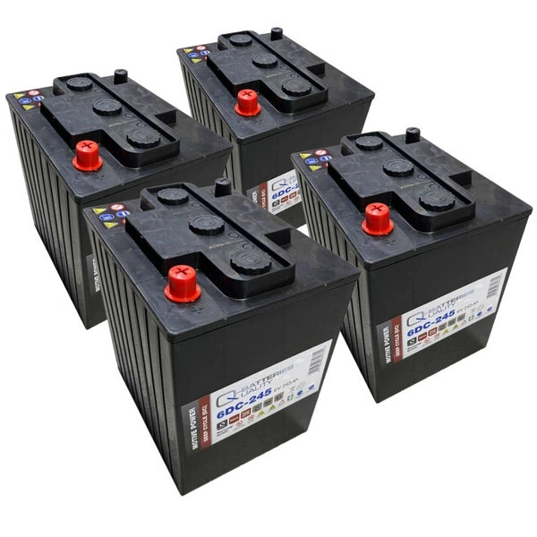 4x Q-Batteries 6DC-245 6V 245Ah Deep Cycle Traktionsbatterie 4x Q-Batteries 6DC-245 6V 245Ah Deep Cycle Traktionsbatterie