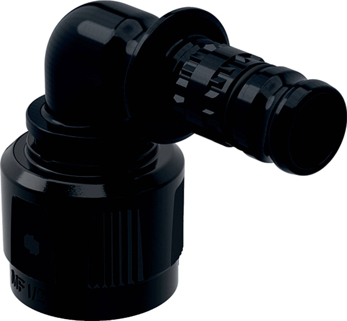 Geberit GE Mepla, Übergangswinkel, MasterFix, PVDF, 90°, d16mm x RpMF1/2, 1 Stk.