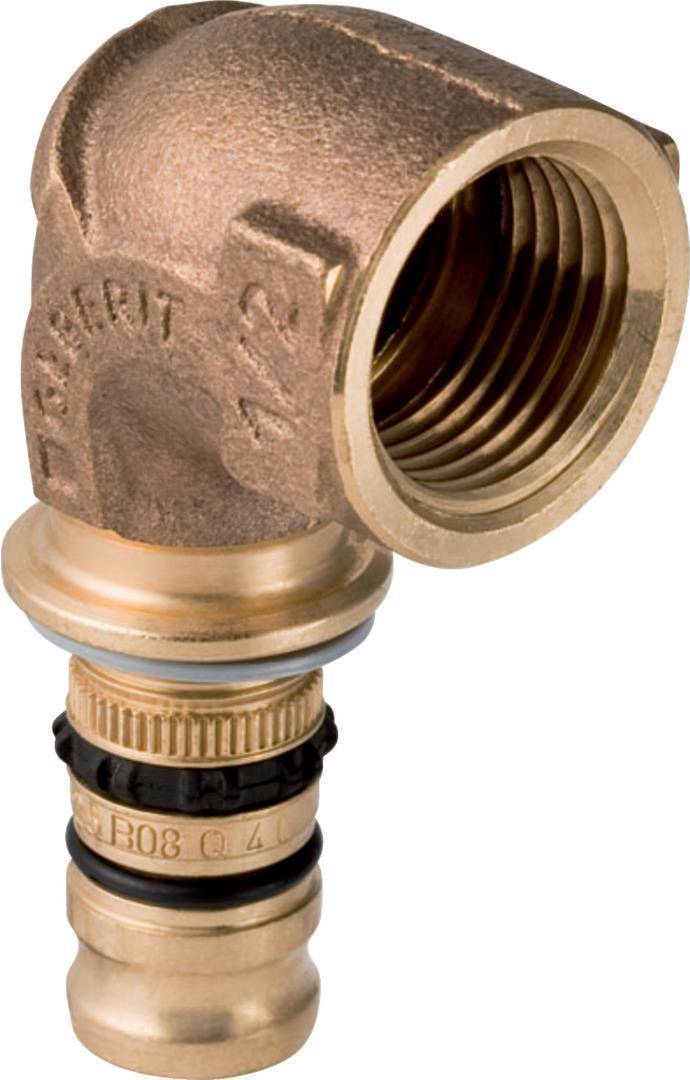 Geberit Mepla Übergangswinkel Rotguss, mit Innengewinde 26mmx1