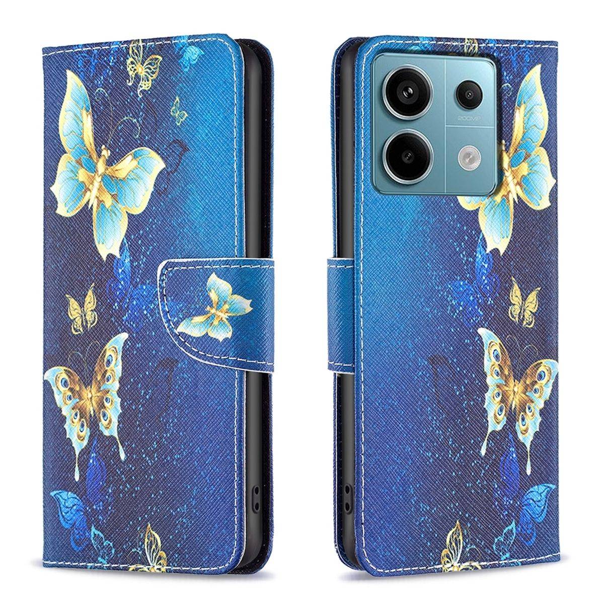 Für Xiaomi Redmi Note 13 Pro / Poco X6 Kunstleder Hülle Book Motiv 4