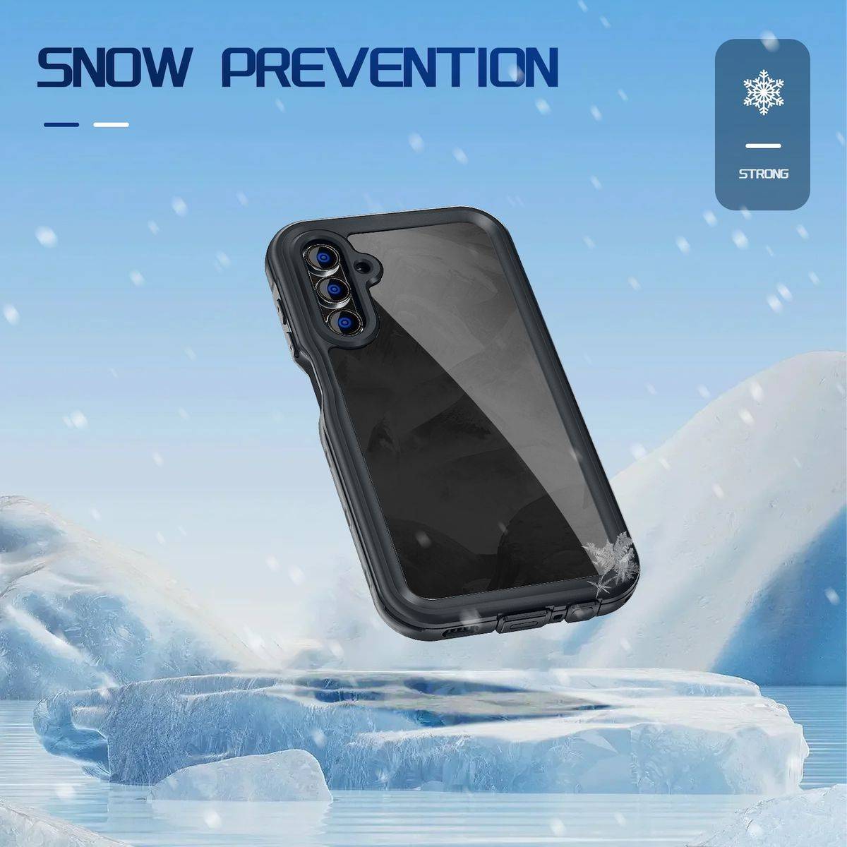 Für Samsung Galaxy A15 360 Grad Full Body Wasserdichte Hülle Tasche