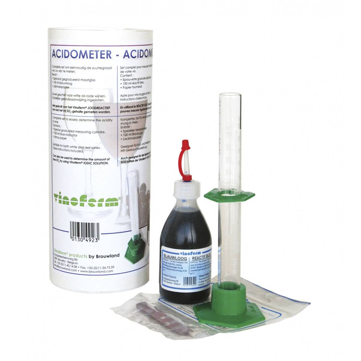 Acidometer - VINOFERM Komplettes Set