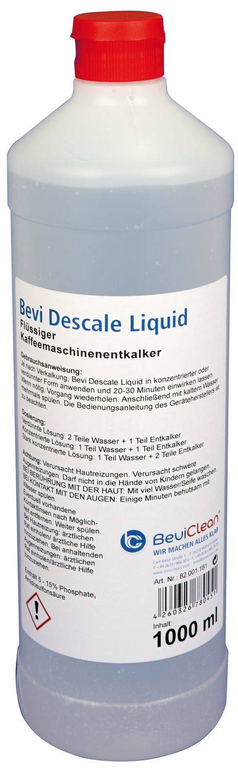 Reinigungsmittel, Kaffeemaschinenentkalker - 1L, Flasche