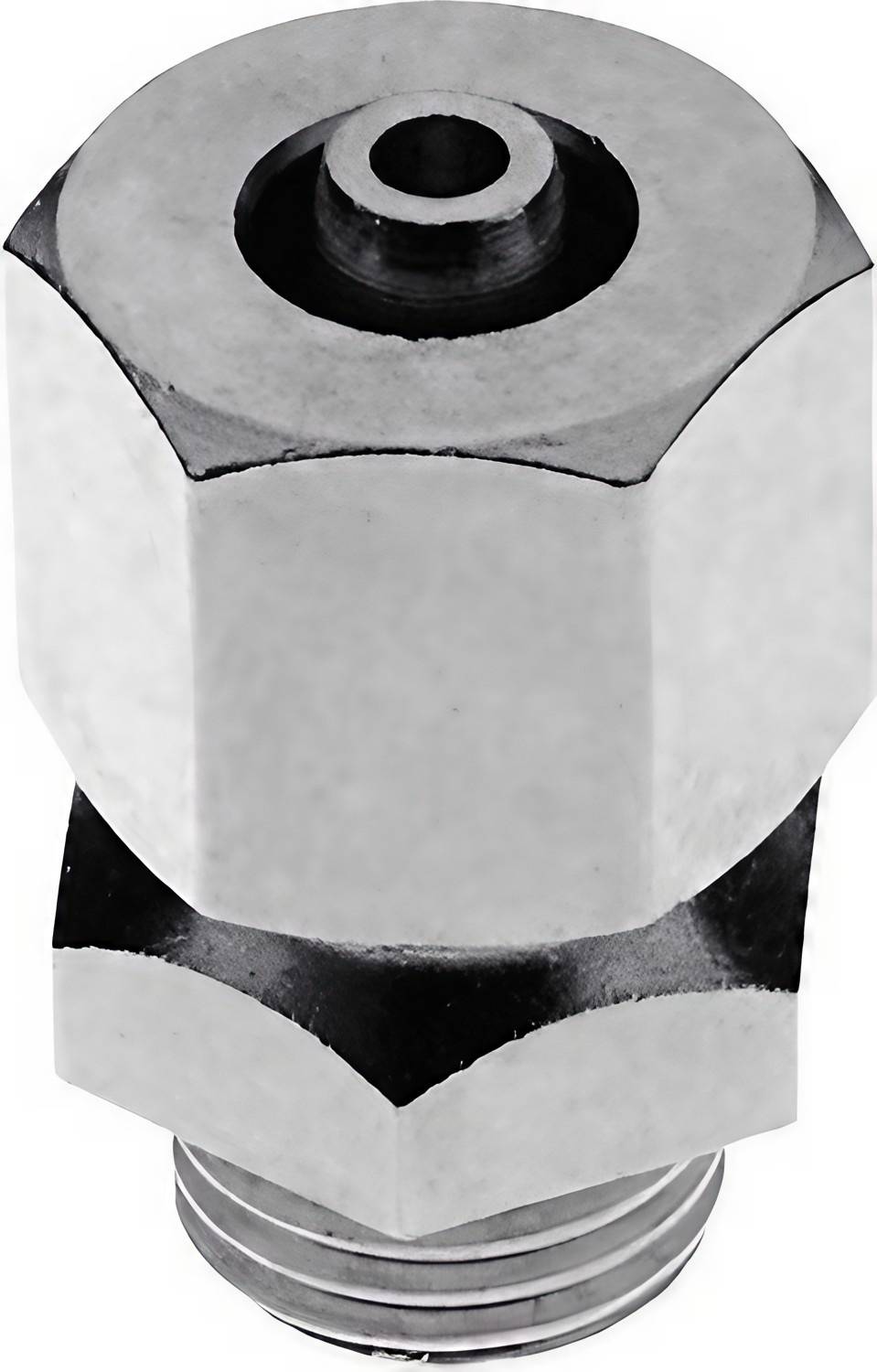 Quetschverschraubung, Compression fitting - für CO2-Schlauch 4 mm NW