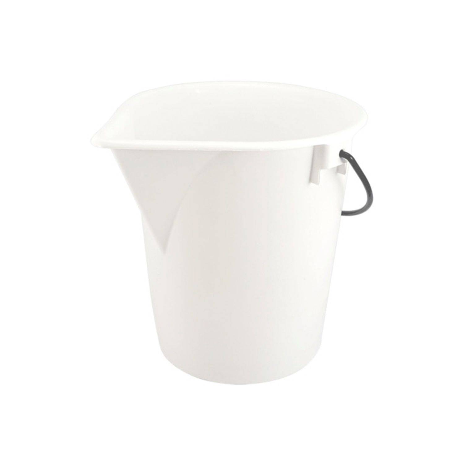 Eimer weiss 25 l mit Ausgießtülle - ohne Deckel