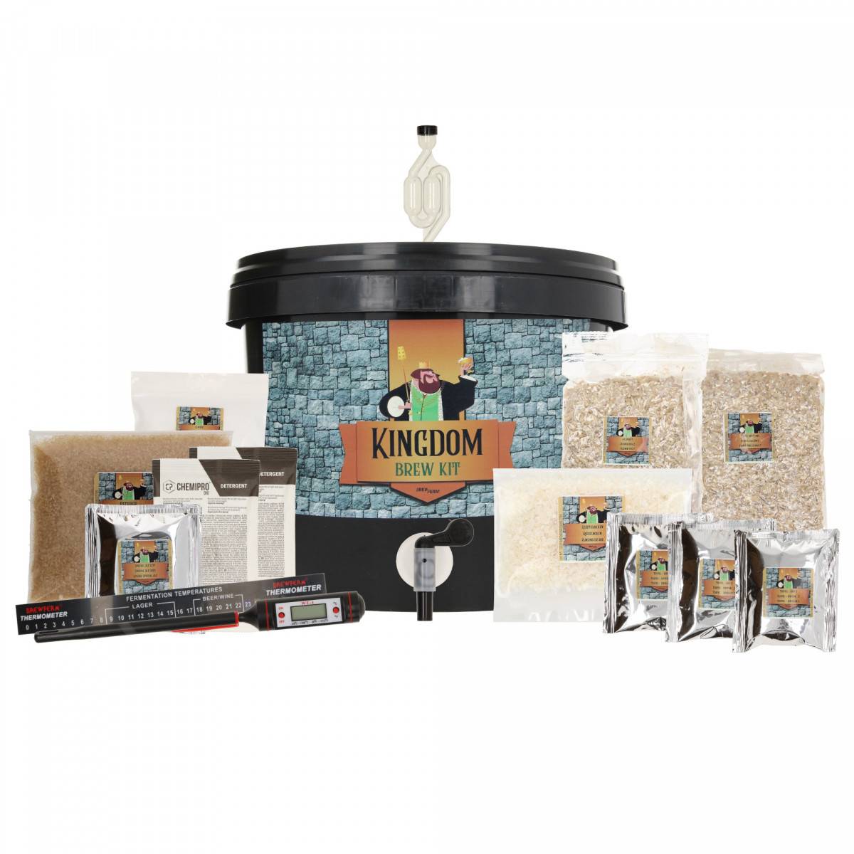 Kingdom Brew Kit, Bierbrauset - Tripel, Komplette Malzmischung für 5L Bier
