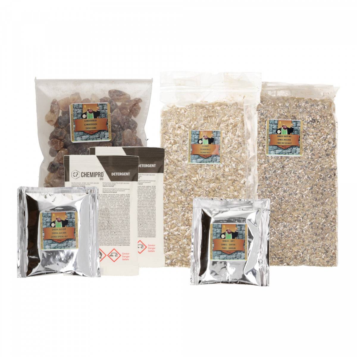 Nachfüllset für Kingdom Brew Kit, Bierbrauset - Dunkel