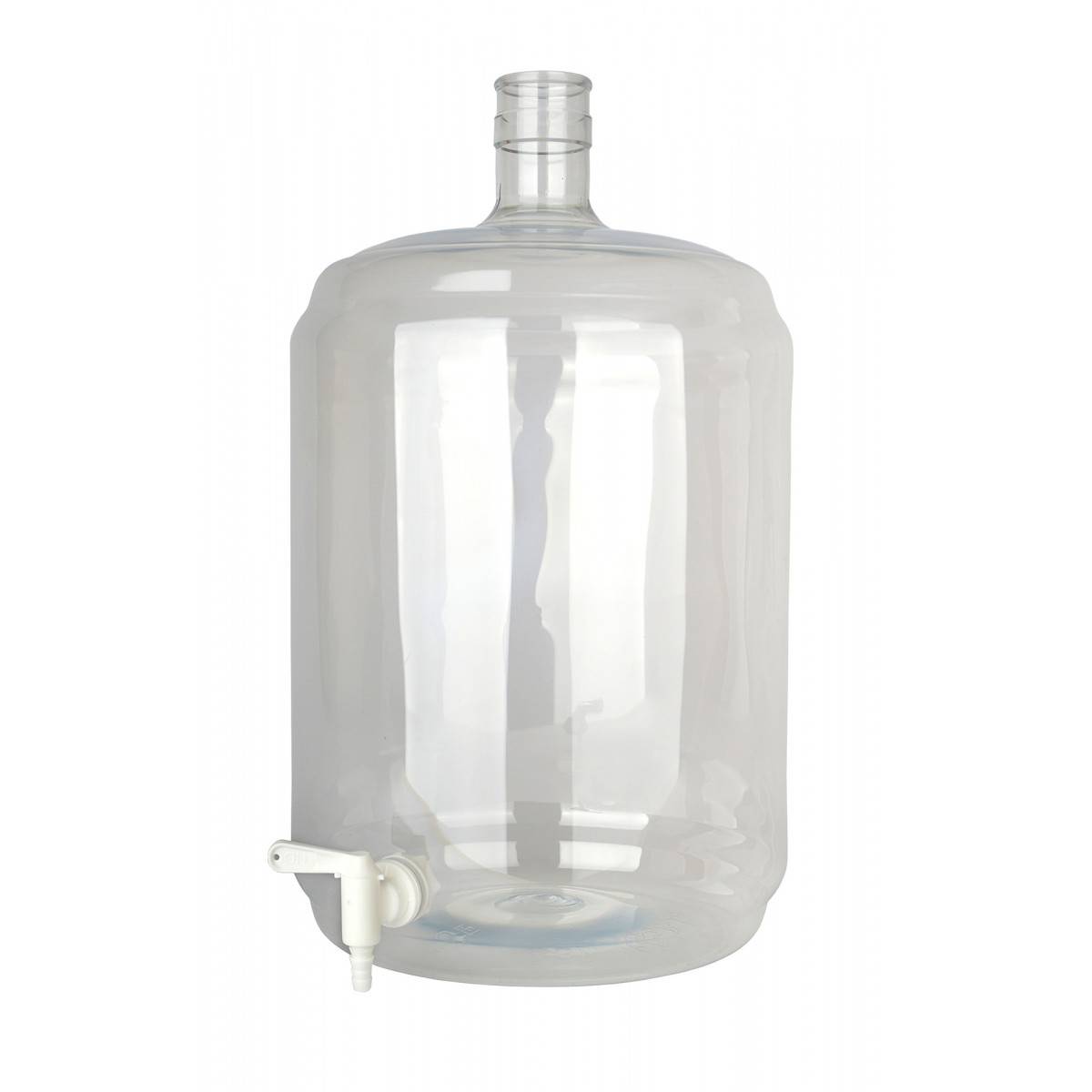 Gärflasche, Glasflasche PET 23 Liter mit Hahn 5/16-7/16