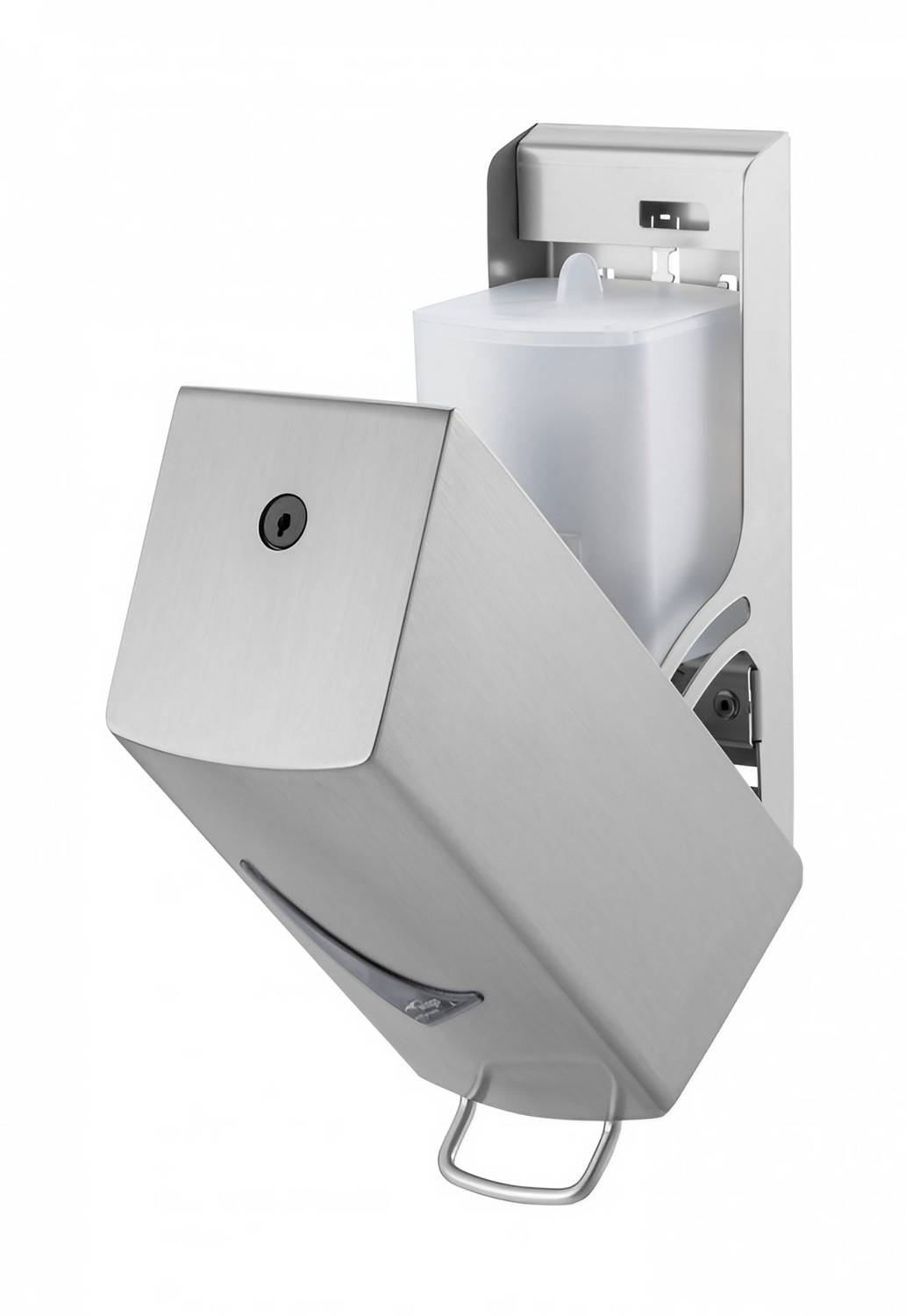 Seifenspender, Schaumseifenspender Edelstahl AFP-C - WIN SDR04 SAL, 400ml