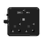 ICY BOX IB-MPS2220B-CH Doppelsteckdose Peripheriegeräte & Zubehör Kabel & Adapter USB Hubs