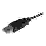 STARTECH 0.5m USB / Slim Micro USB Cbl Peripheriegeräte & Zubehör Kabel & Adapter - USB &