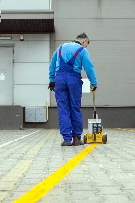 Markierwagen Smart Striper f.Traffic Extra Paint XL 750ml AMPERE