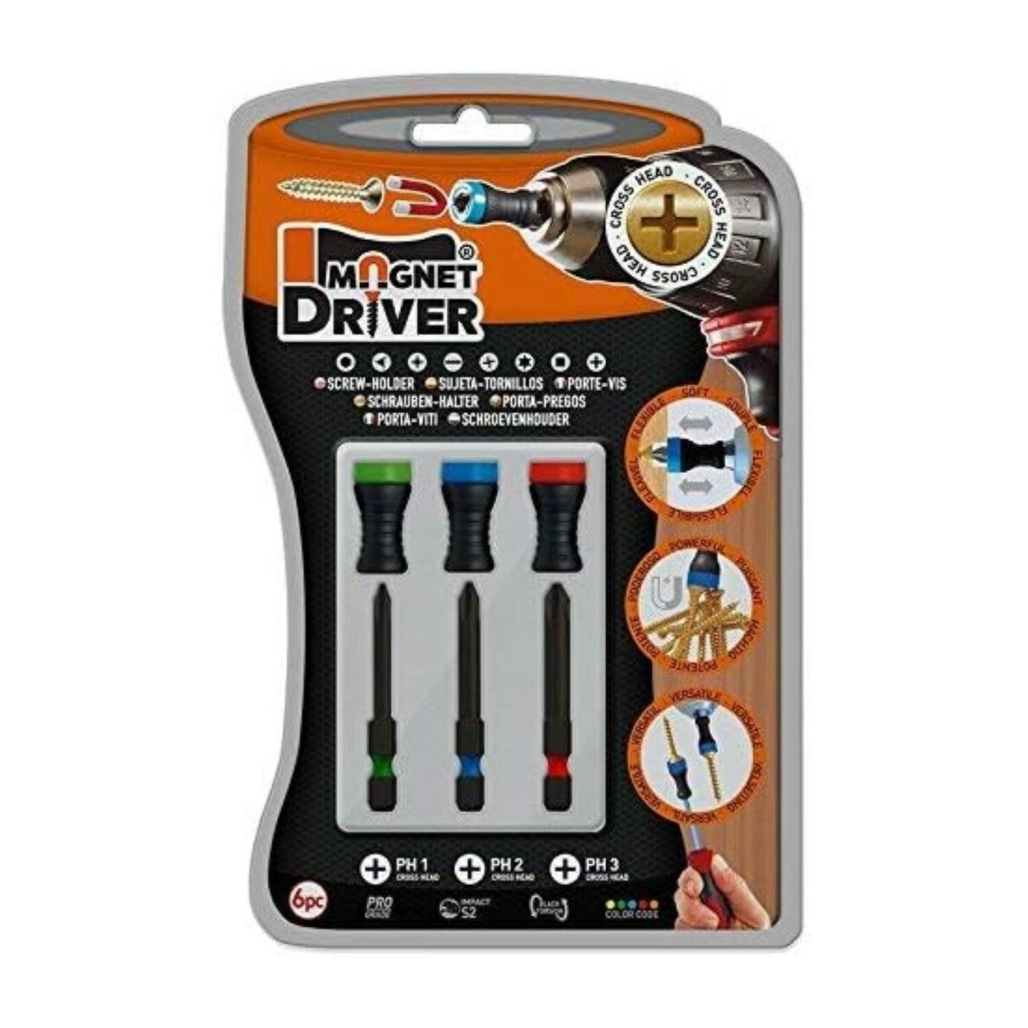 Micaton anpassbar an Jede oder Akku Schraubendreher Bits PH Black Torsion verschiedenen Größen